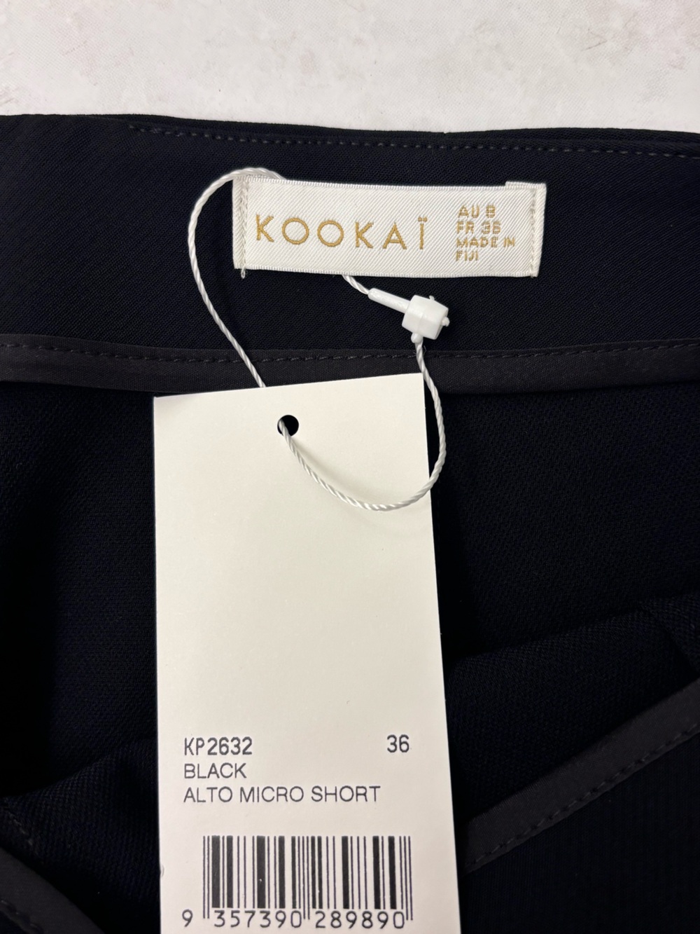 NWT Kookai ALTO MICRO SHORT in black size 36 US 4 - Picture 5 of 5